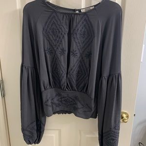Dark grey blouse